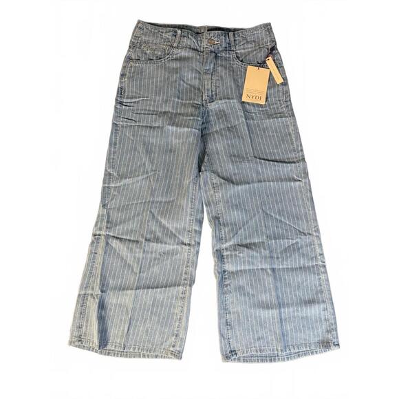 NYDJ Denim - NYDJ Brigitte Wide Leg Capri in Light Mari. Size 00. NWT